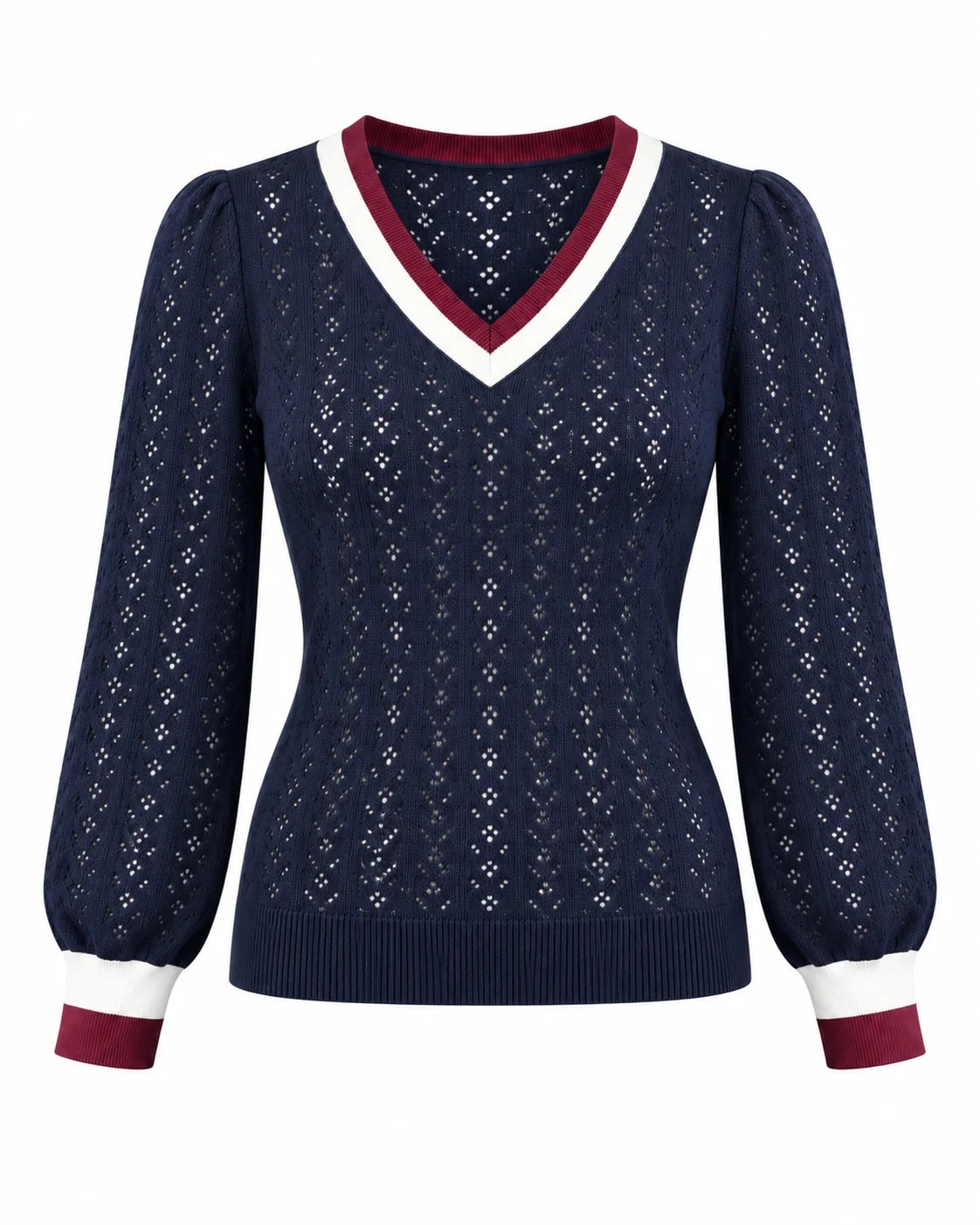 05: Openwork polo